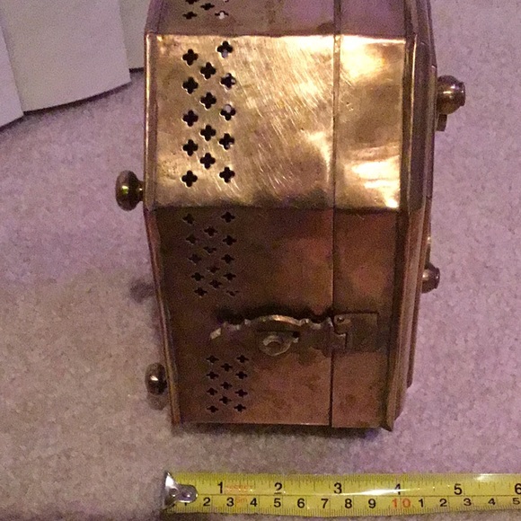 Vintage Brass Trinket Box - Picture 4 of 11